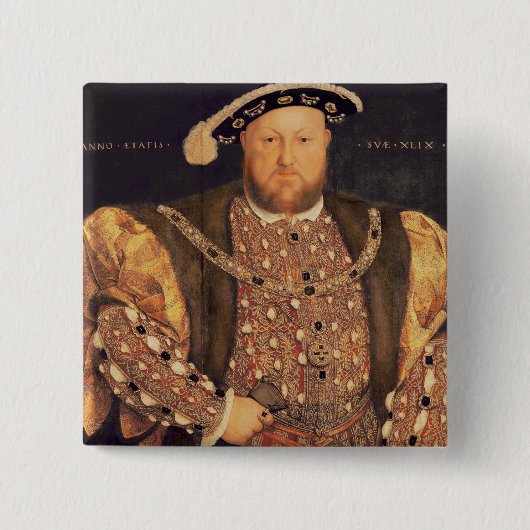 Porträt von Henry VIII alterte 49, 1540 Button (Vorderseite)