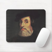 Porträt von Hernando Cortes Mousepad (Mit Mouse)