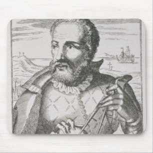 Porträt von Hernando de Magallanes Mousepad