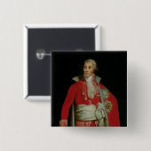 Porträt von Herzog Joseph-Fouche von Otranto Button (Vorne & Hinten)