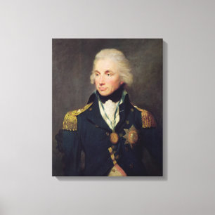 Porträt von Horatio Nelson, Vicomte Nelson Leinwanddruck