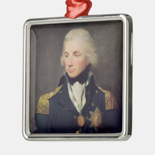 Porträt von Horatio Nelson, Vicomte Nelson Ornament Aus Metall (Links)