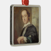 Porträt von Horatio Walpole Silbernes Ornament (Rechts)