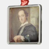 Porträt von Horatio Walpole Silbernes Ornament (Links)