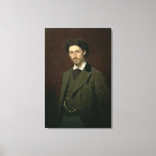 Porträt von Ilya Efimovich Repin, 1876 Leinwanddruck