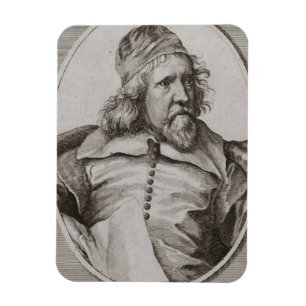 Porträt von Inigo Jones (1573-1652) vorbei Magnet