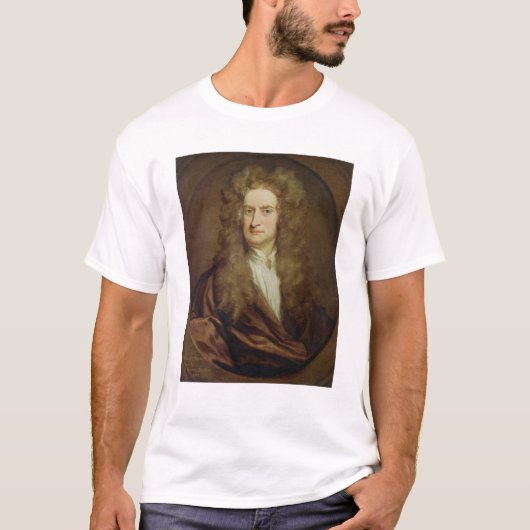Porträt von Isaac Newton 1702 T-Shirt (Vorderseite)