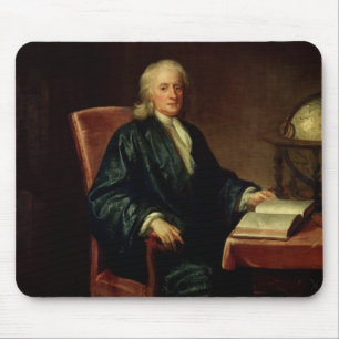 Porträt von Isaac Newton, c.1726 Mousepad
