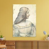 Porträt von Isabella d'Este Leinwanddruck (Insitu (Wohnzimmer))