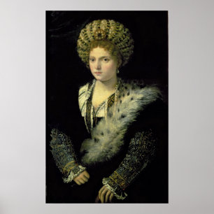 Porträt von Isabella d'Este Poster
