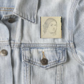 Porträt von Isadora Duncan, 1908 Button (Beispiel)
