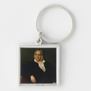 Porträt von Iwan A. Krylov, 1832 Schlüsselanhänger