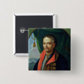 Porträt von Iwan Mazepa Button (Vorne & Hinten)