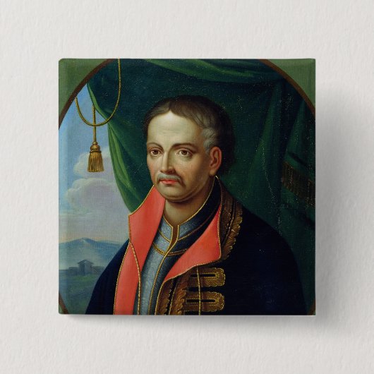 Porträt von Iwan Mazepa Button (Vorderseite)
