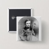 Porträt von Jacques Offenbach 1850 Button (Vorne & Hinten)