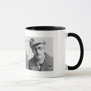 Porträt von James Joyce im Vintage-Stil Tasse