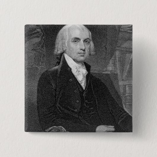Porträt von James Madison, graviert von William A. Button (Vorderseite)