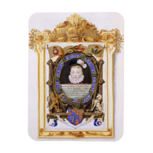 Porträt von James VI von Schottland (1566-1625) Magnet