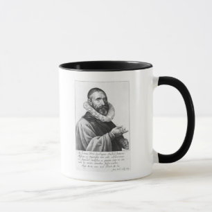 Porträt von Jan Pieterszoon Sweelinck, 1624 Tasse