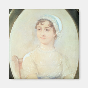 Porträt von Jane Austen Magnet