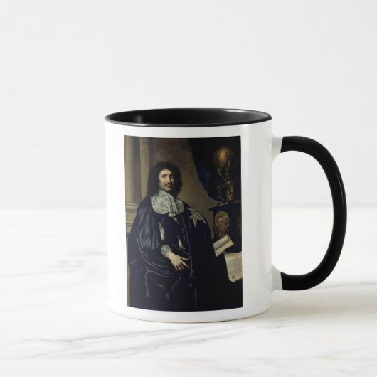 Porträt von Jean-Baptiste Colbert de Torcy 1666 Tasse (Rechts)