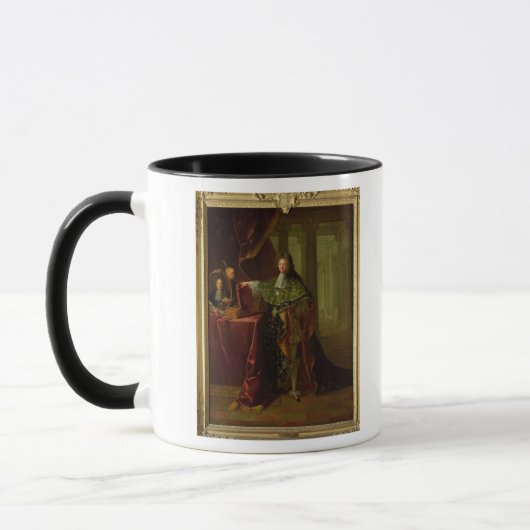 Porträt von Jean-Baptiste Colbert Tasse (Links)