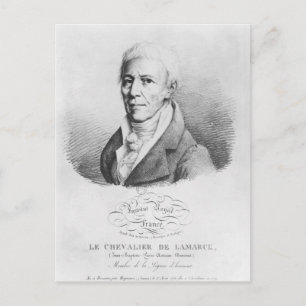 Porträt von Jean-Baptiste de Monet Postkarte