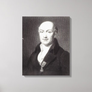 Porträt von Jean Baptiste Joseph Delambre Leinwanddruck