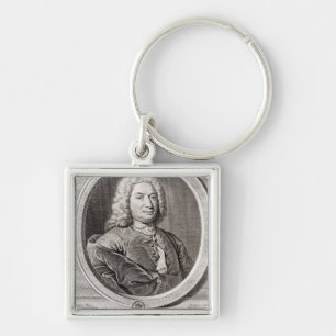 Porträt von Jean Bernoulli vorbei graviert Schlüsselanhänger
