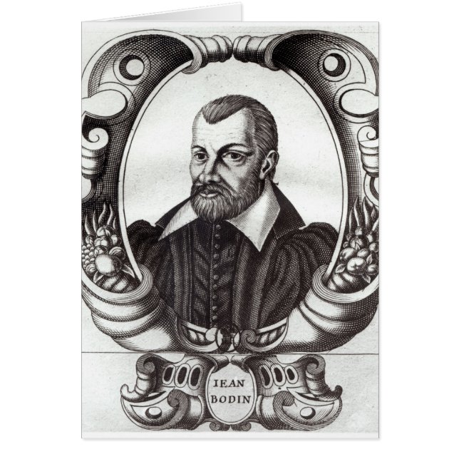 Porträt von Jean Bodin (Vorne)