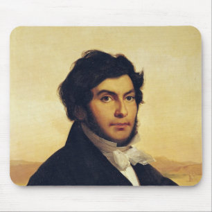Porträt von Jean-Francois Champollion 1831 Mousepad