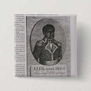 Porträt von Jean-Jacques Dessalines Button