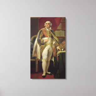 Porträt von Jean-Jacques-Regis de Cambaceres Leinwanddruck