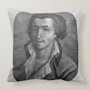 Porträt von Jean-Marie Collot d'Herbois (1750-96) Kissen