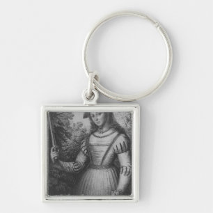 Porträt von Jeanne d'Arc Schlüsselanhänger