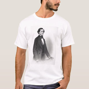 Porträt von Jefferson Davis T-Shirt