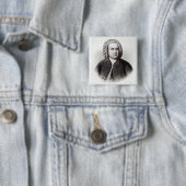 Porträt von Johann Sebastian Bach Button (Beispiel)