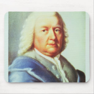 Porträt von Johann Sebastian Bach Mousepad