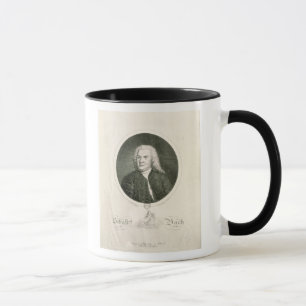 Porträt von Johann Sebastian Bach Tasse