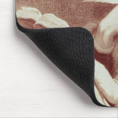 Porträt von Johannes Calvin (1509-1564) (Stich) Mousepad (Ecke)