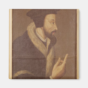Porträt von Johannes Calvin Magnet