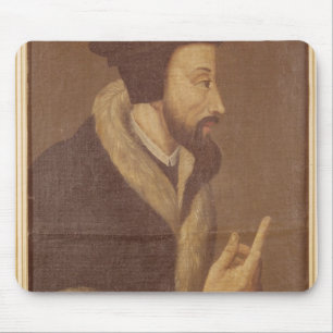 Porträt von Johannes Calvin Mousepad