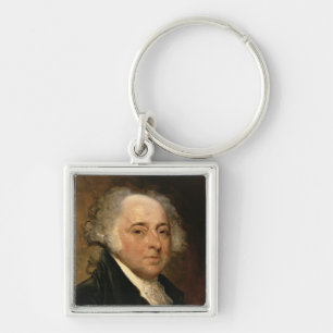 Porträt von John Adams Schlüsselanhänger