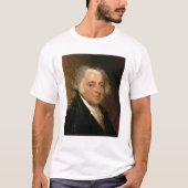 Porträt von John Adams T-Shirt (Vorderseite)