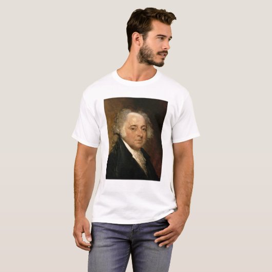 Porträt von John Adams T-Shirt (Vorne ganz)