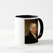 Porträt von John Adams Tasse (VorderseiteRechts)