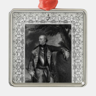 Porträt von John-Arten, Marquis von Granby Silbernes Ornament