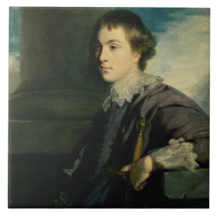 Porträt von John Charles Spencer, Lord Althorp (o Fliese