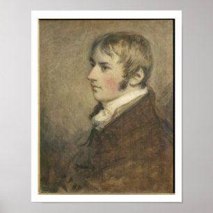 Porträt von John Constable (1776-1837) alterte Poster