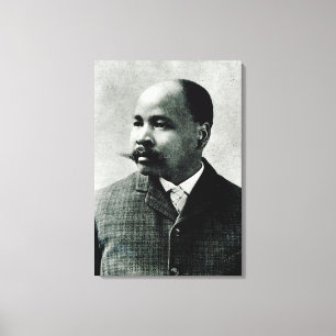 Porträt von John Dube Leinwanddruck